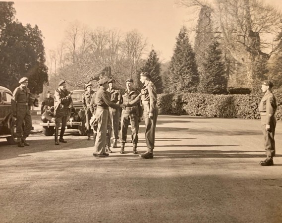 General Montgomery Addresses The Troops At Amesbury Abbey