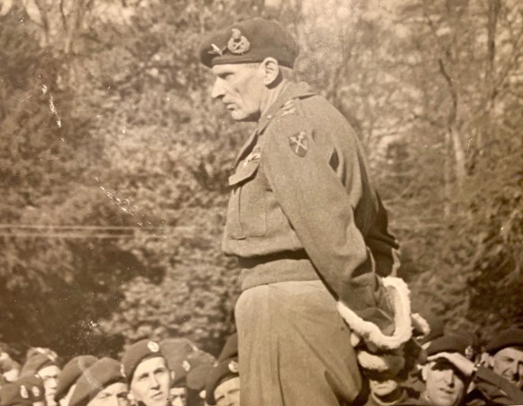 General Montgomery Addresses The Troops At Amesbury Abbey