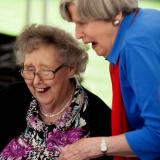 Residents enjoying Royal Wedding Residents enjoying Royal Wedding