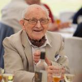 Residents enjoying Royal Wedding Resident enjoying Royal Wedding