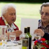 Residents enjoying Royal Wedding Residents enjoying Royal Wedding