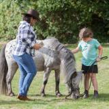 Guests with pony