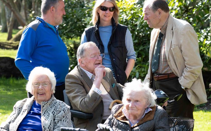 Residents and family